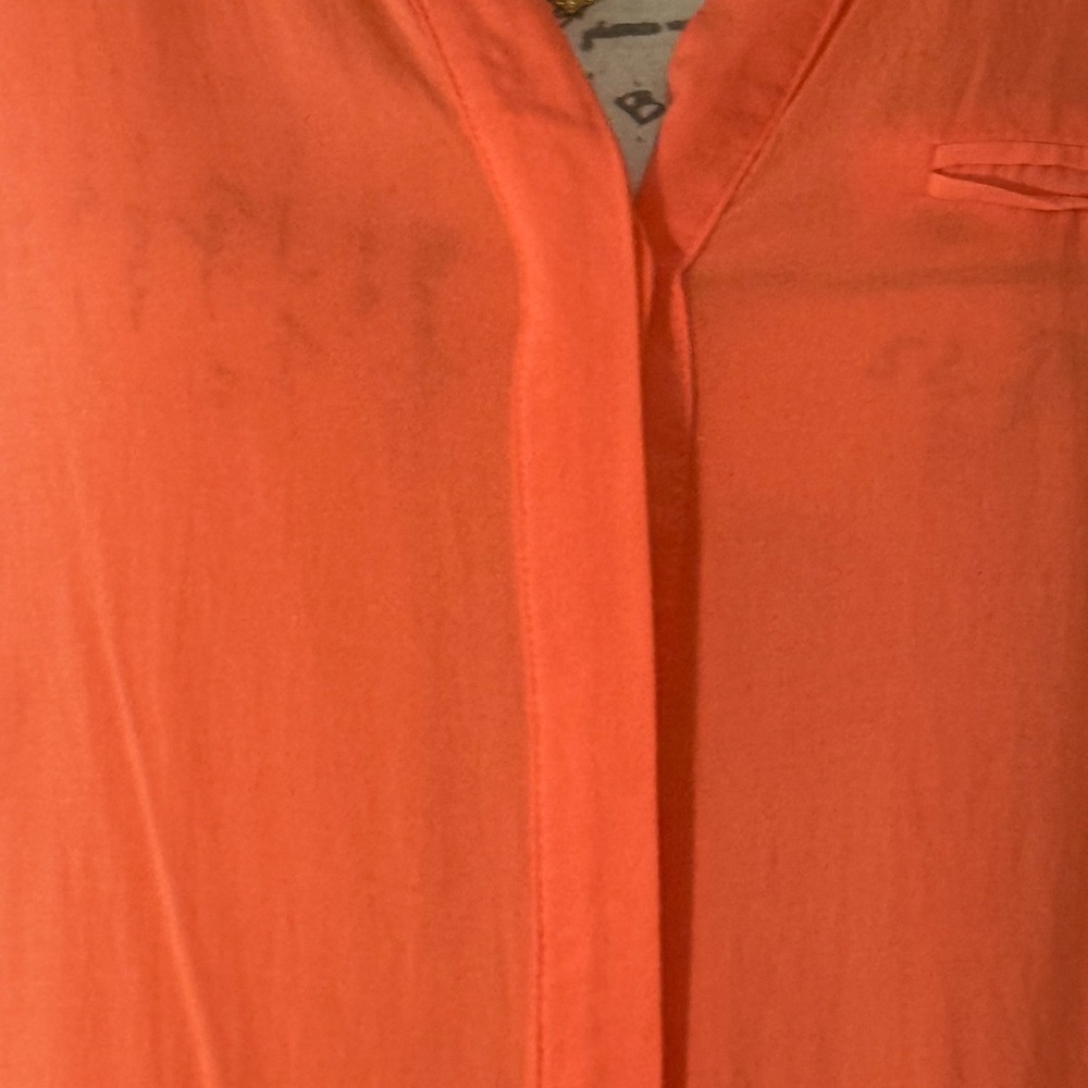 Worthington Coral V-Neck Blouse
